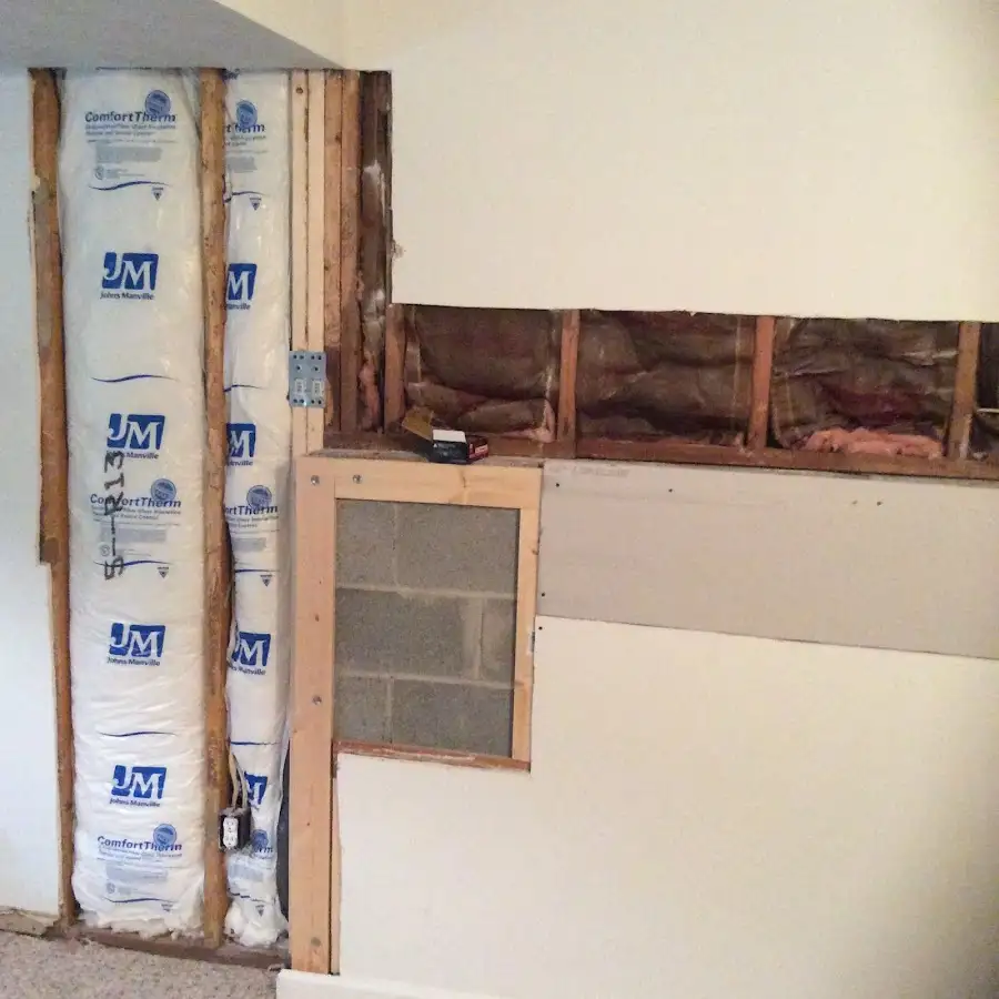 Wall insulation replacement during Structural Drying in Penn